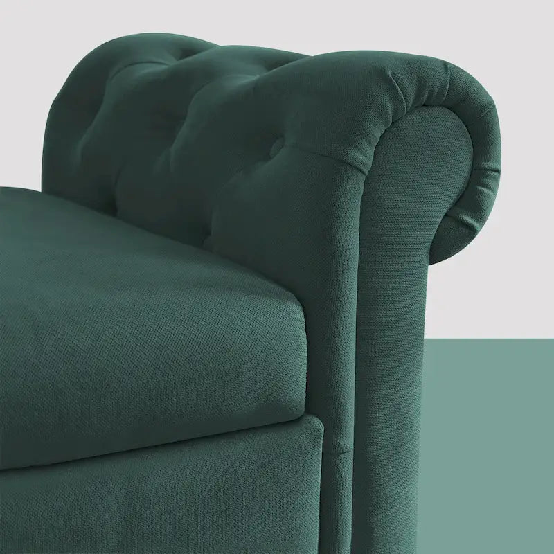 Banc repose-pieds rectangulaire de rangement multifonction