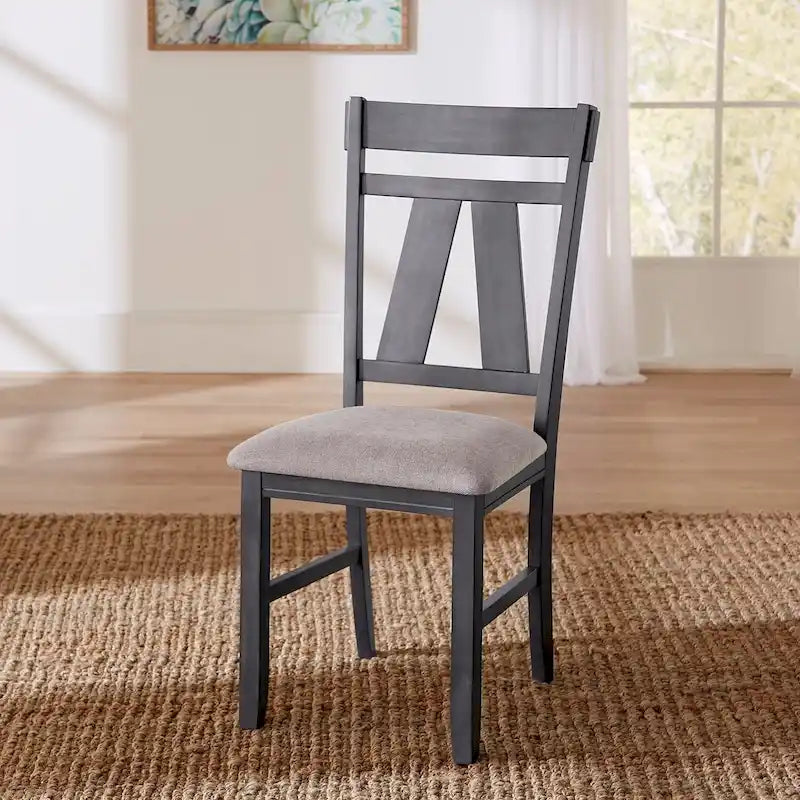 Chaise à lattes (Lot de 2)