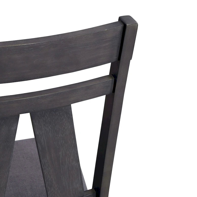 Chaise à lattes (Lot de 2)