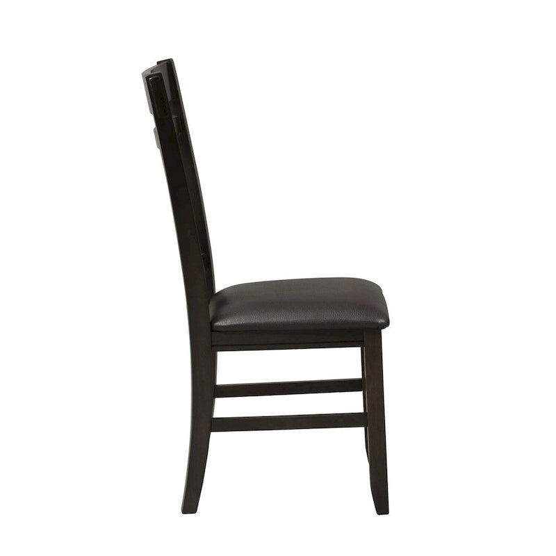 Chaise à lattes (Lot de 2)