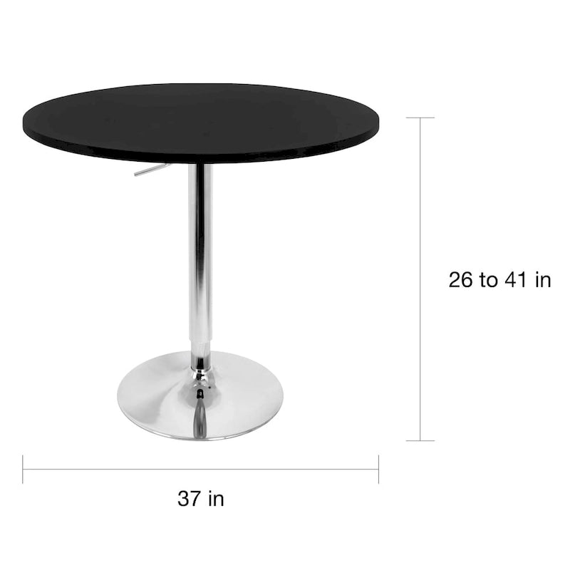 Table de bar réglable
