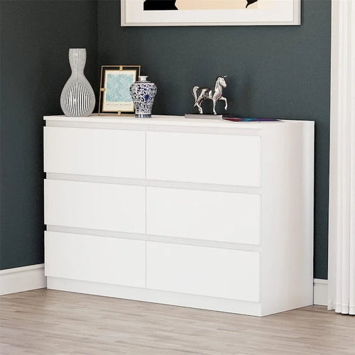 Commode double à 6 tiroirs pour Chambre Salon Couloir