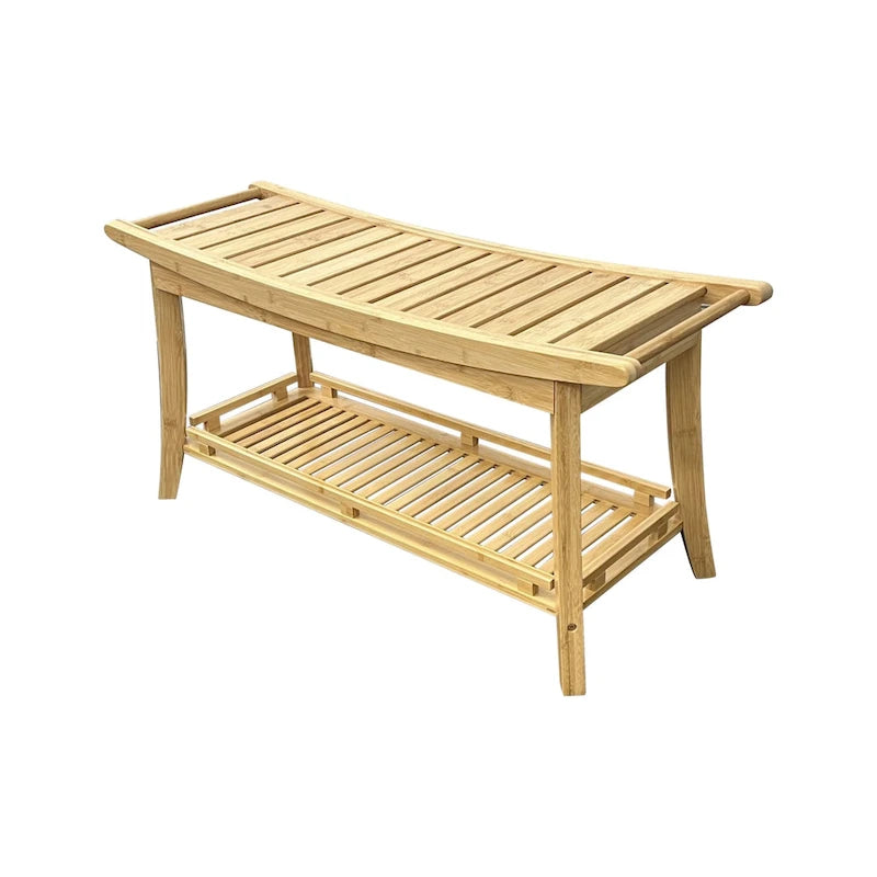 Banc de spa en bambou massif