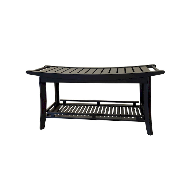 Banc de spa en bambou massif