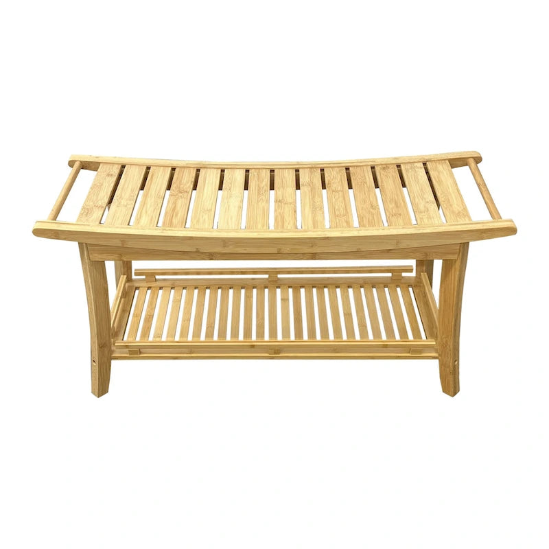Banc de spa en bambou massif