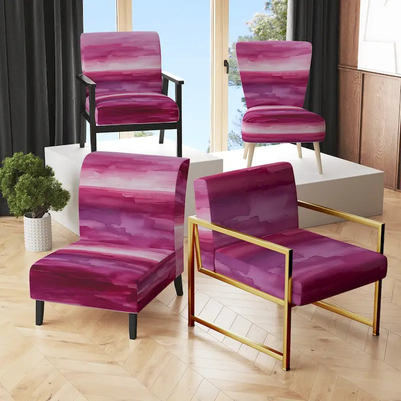 Fauteuil d'appoint rembourré de plage - Fauteuil nautique et côtier pour chambre à coucher